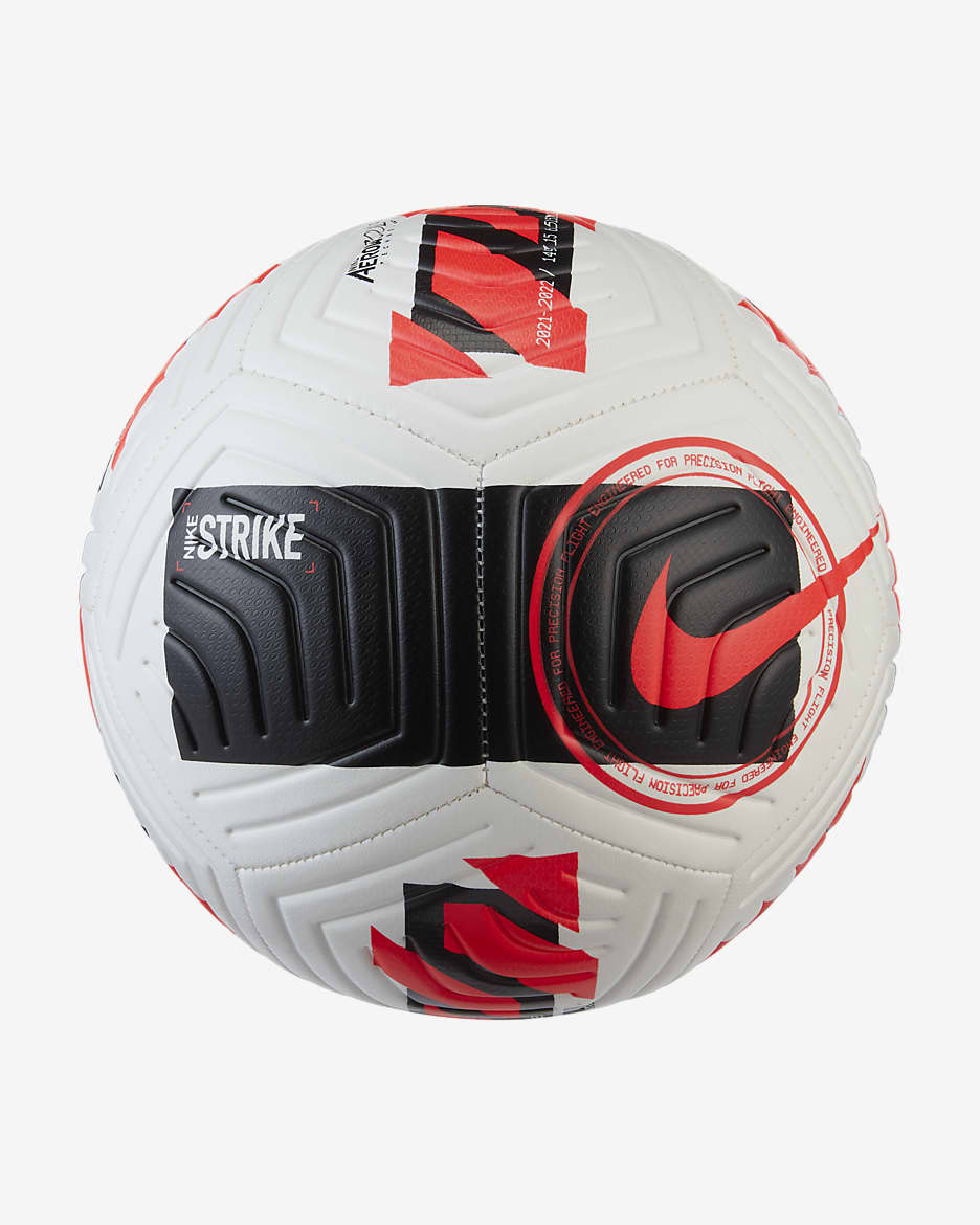 Balón de fútbol Nike Strike - Blanco/Negro/Carmesí brillante