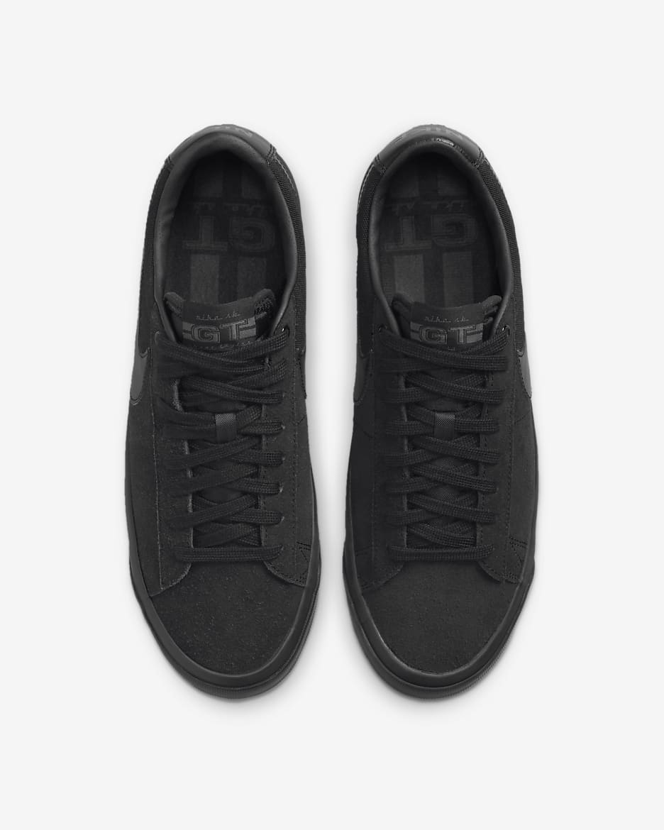 Nike SB Zoom Blazer Low Pro GT Skate Shoes - Black/Black/Anthracite/Black