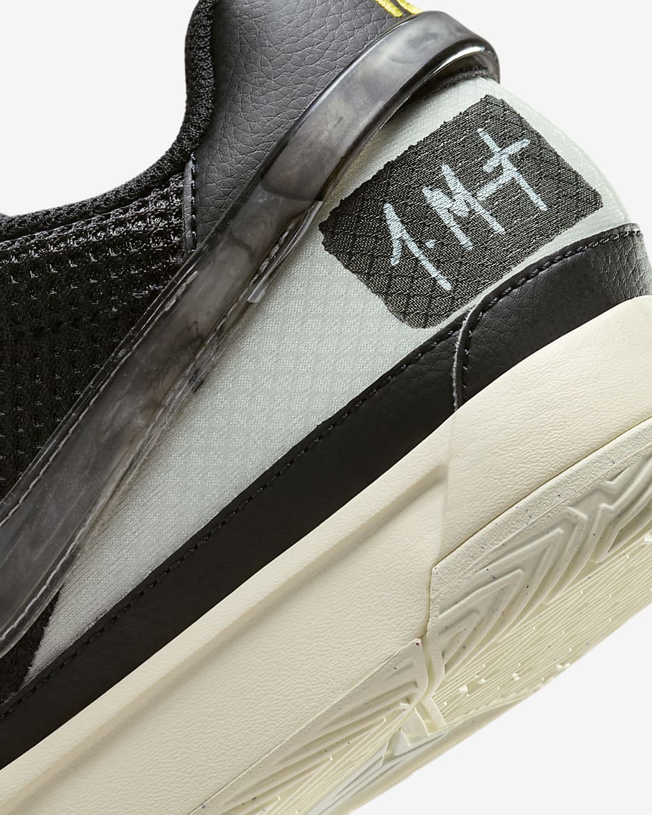 Ja 1 "Fly" Basketball Shoes - Black/Coconut Milk/Vivid Sulfur/Light Silver