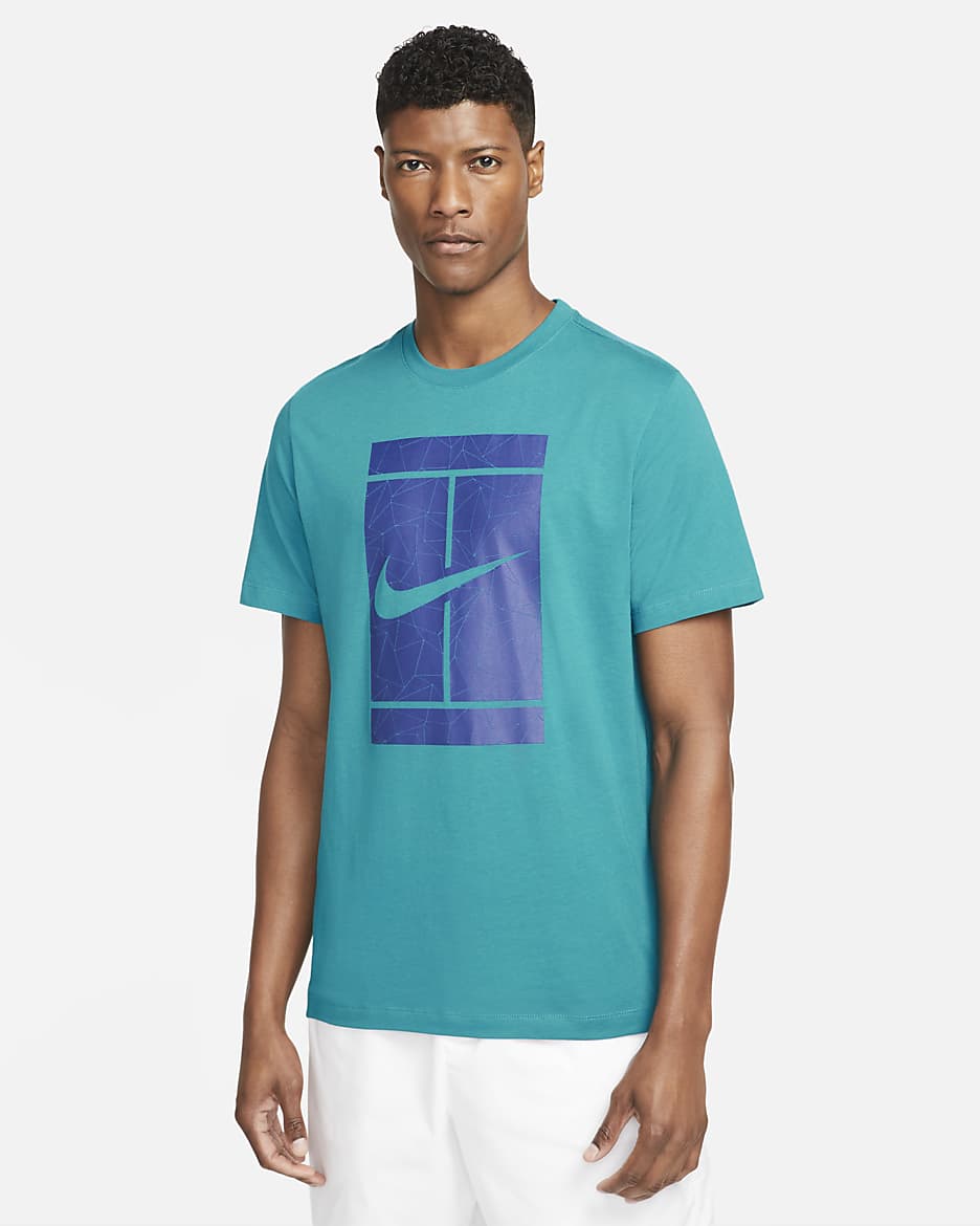 NikeCourt Men's Seasonal Tennis T-Shirt - Bright Spruce