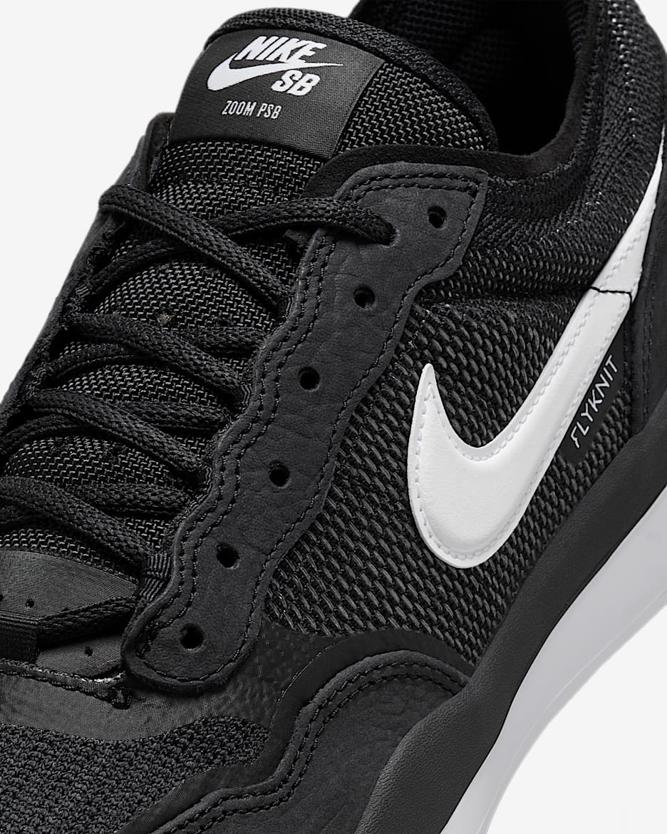 Scarpa Nike SB PS8 – Uomo - Nero/Nero/Bianco/Bianco