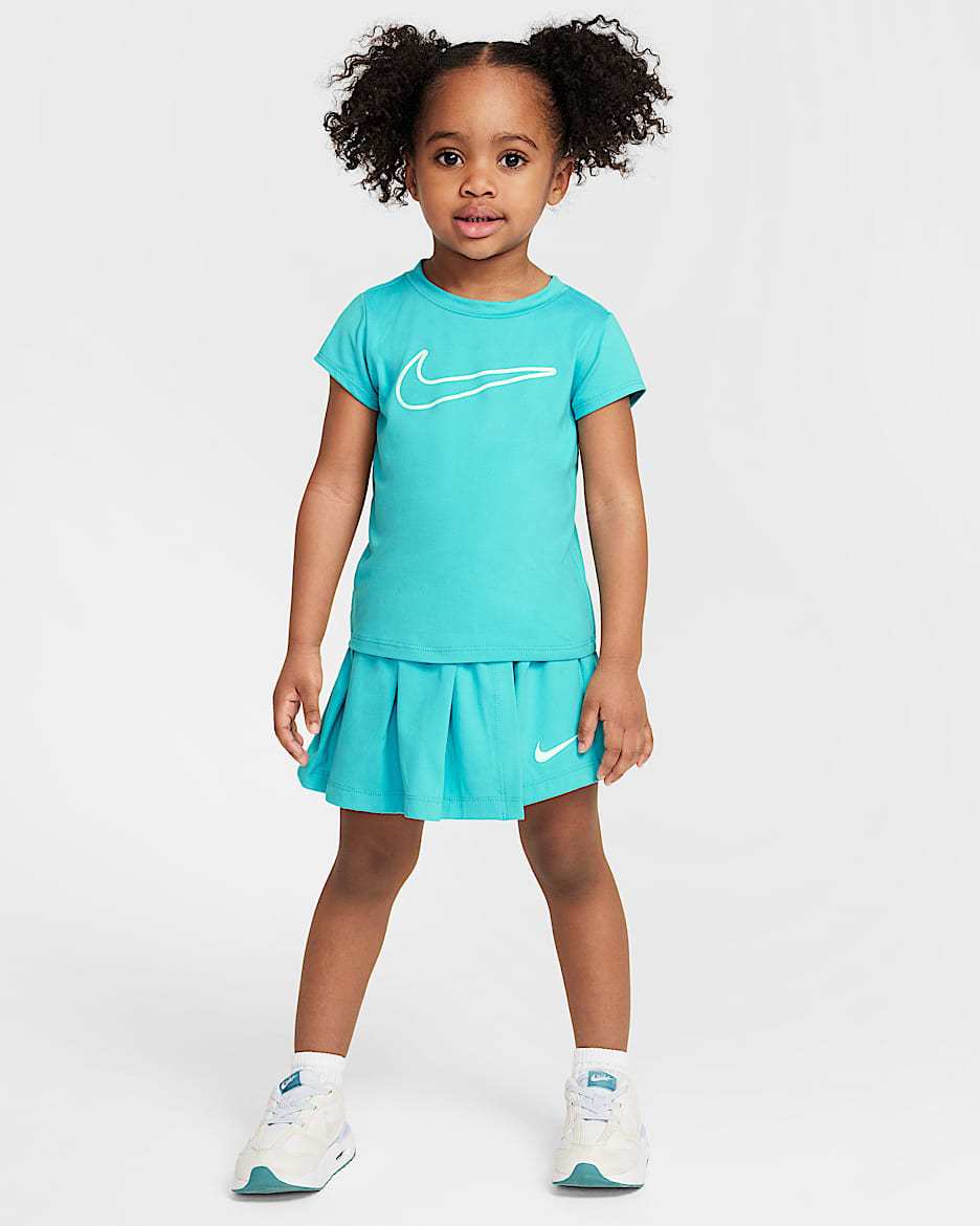 Nike Dri-FIT All Day Play Toddler 2-Piece Skort Set - Dusty Cactus