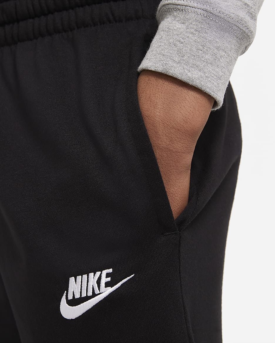 Nike Jersey shorts til store barn (gutt) - Svart/Hvit/Hvit