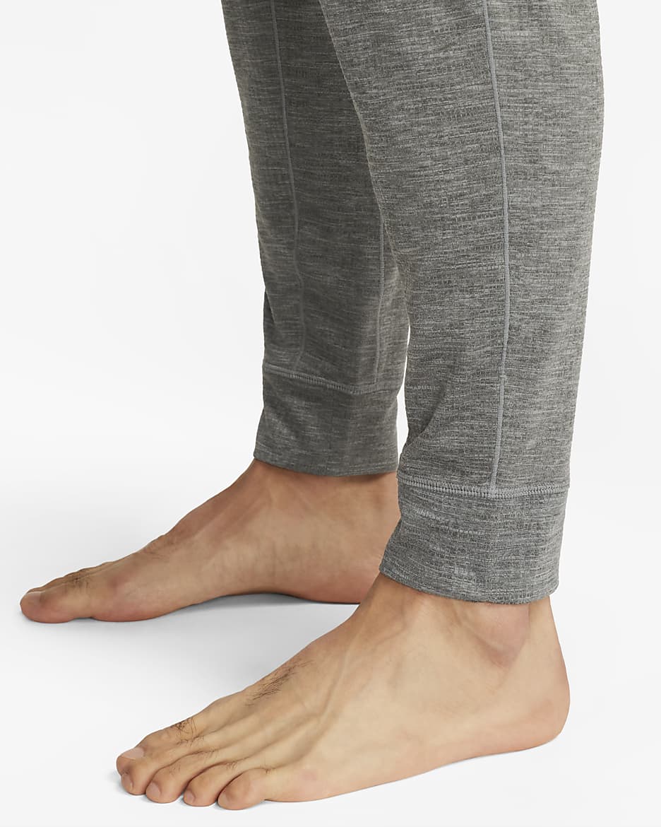 Nike Yoga Men's Dri-FIT Joggers - Cool Grey/Heather/Cool Grey