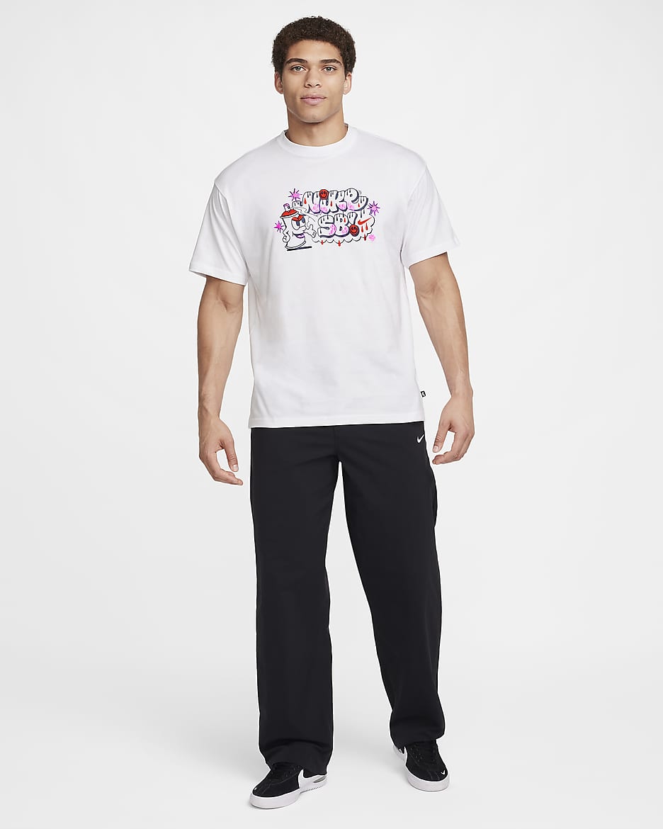 Nike SB Max90 Skate T-Shirt - White