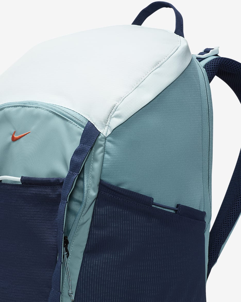 Nike Hike Backpack (27L) - Denim Turquoise/Midnight Navy/Vintage Coral