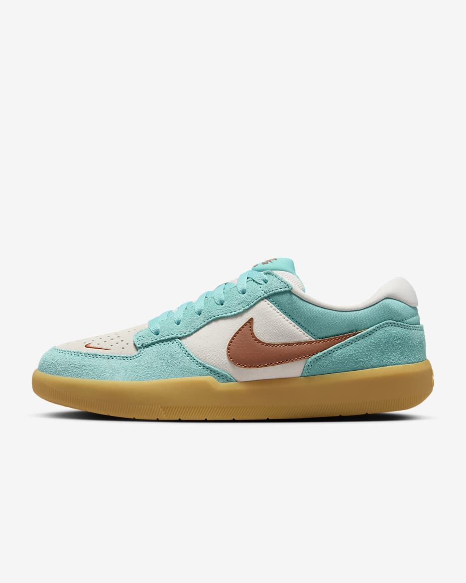 Nike SB Force 58 Skate Shoes - Green Frost/Phantom/Gum Light Brown/Dark Russet