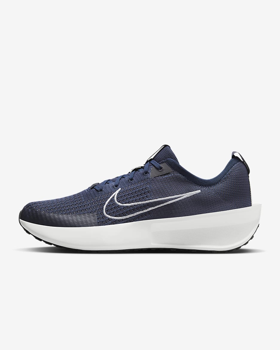 Nike Interact Run Men's Road Running Shoes - College Navy/Gridiron/White/Platinum Tint