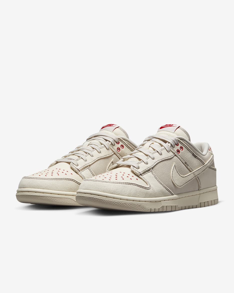 Nike Dunk Low Retro SE Men's Shoes - Light Orewood Brown/Light Orewood Brown/University Red/Pale Ivory