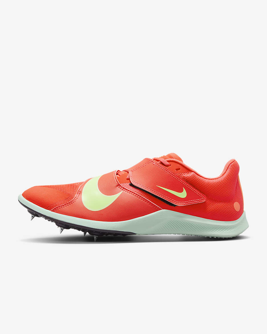 Nike Rival Jump Athletics Jumping Spikes - Bright Crimson/Lime Blast/Hyper Orange/Washed Coral