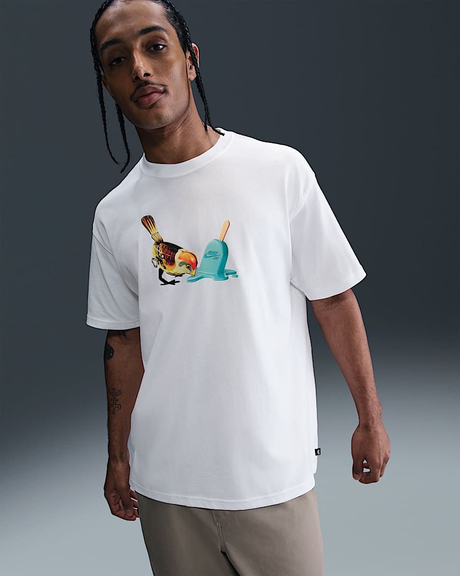 Nike SB Max90 Skate T-Shirt - White