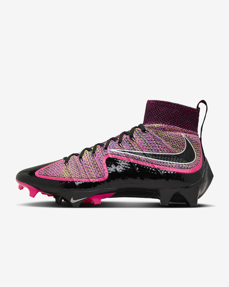 Nike Vapor Edge 360 "Untouchable" Men's Football Cleats - Black/Hyper Pink/Metallic Silver
