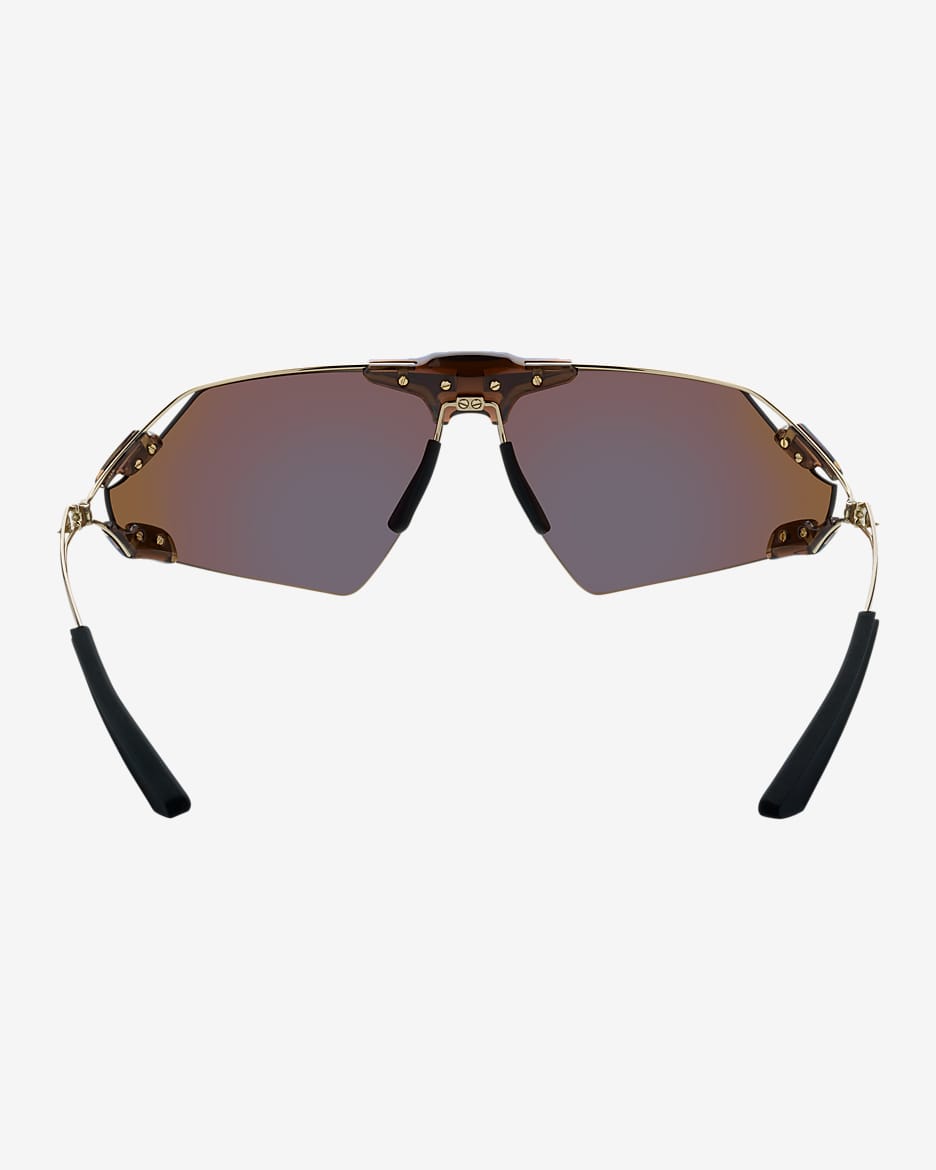 Nike Zeus Edge Mirrored Sunglasses - Gold