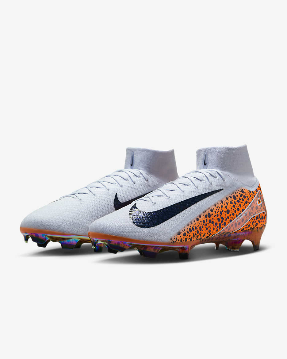 Nike Mercurial Superfly 10 Elite Electric FG High Top-fodboldstøvler - multifarvet/multifarvet