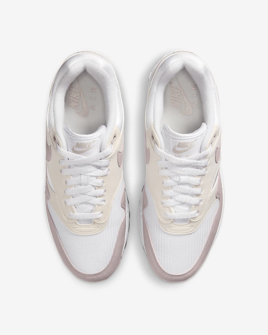 Calzado para mujer Nike Air Max 1 - Blanco/Fantasma/Blanco/Violeta platino