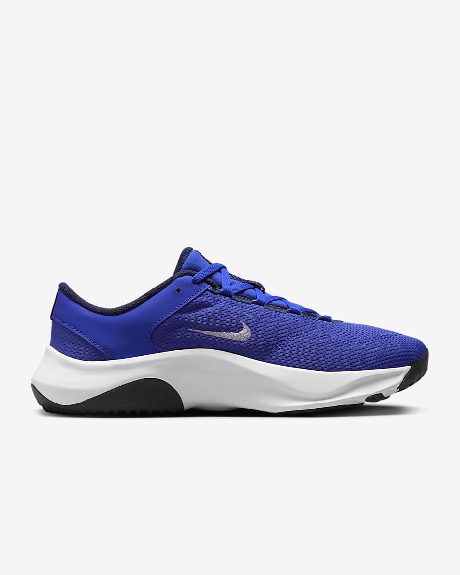 Nike Legend Essential 3 Next Nature 男款健身訓練鞋 - Racer Blue/Obsidian/Sundial/白色