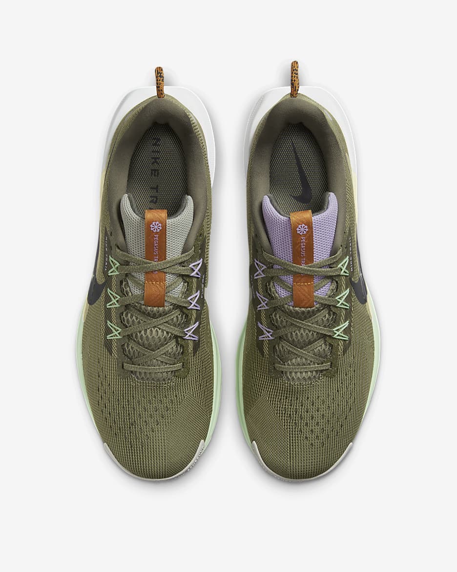 Nike Pegasus Trail 5 férfi terepfutócipő - Medium Olive/Neutral Olive/Vapor Green/Anthracite