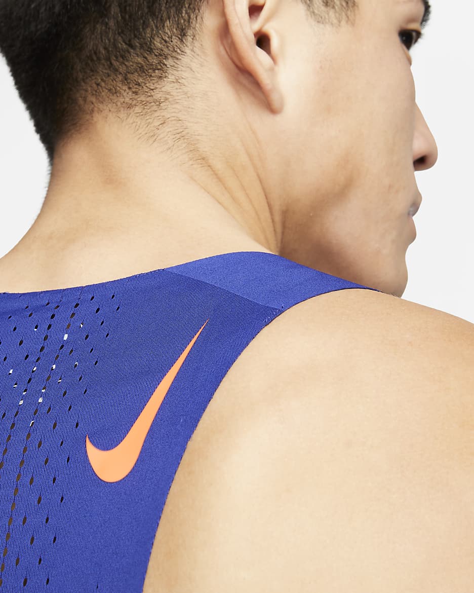 NIKE 2019Raceday Elite シングレットUS からし Mサイズ