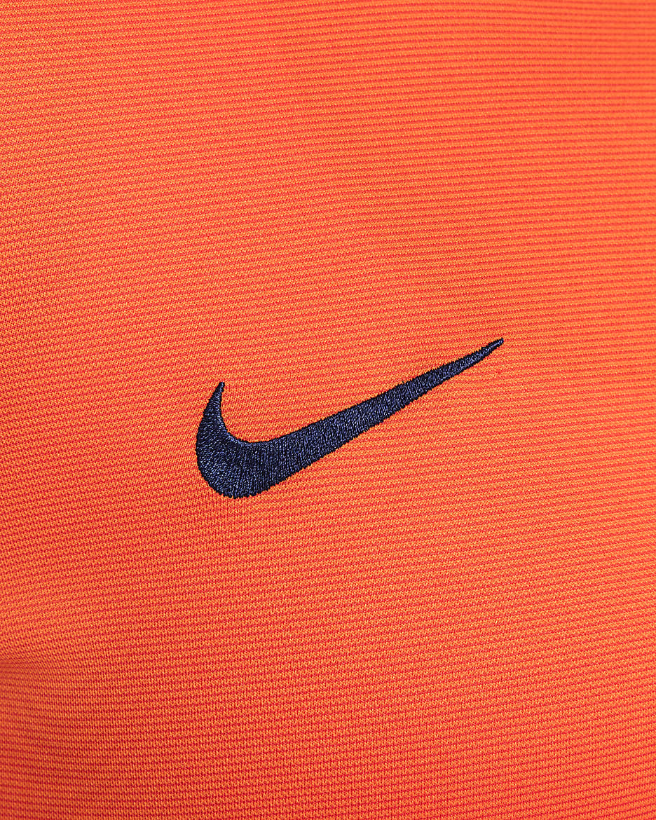 Hollandia (férficsapat) 2024/25 Stadium hazai Nike Dri-FIT női replika futballmez - Safety Orange/Blue Void/Copa/Blue Void