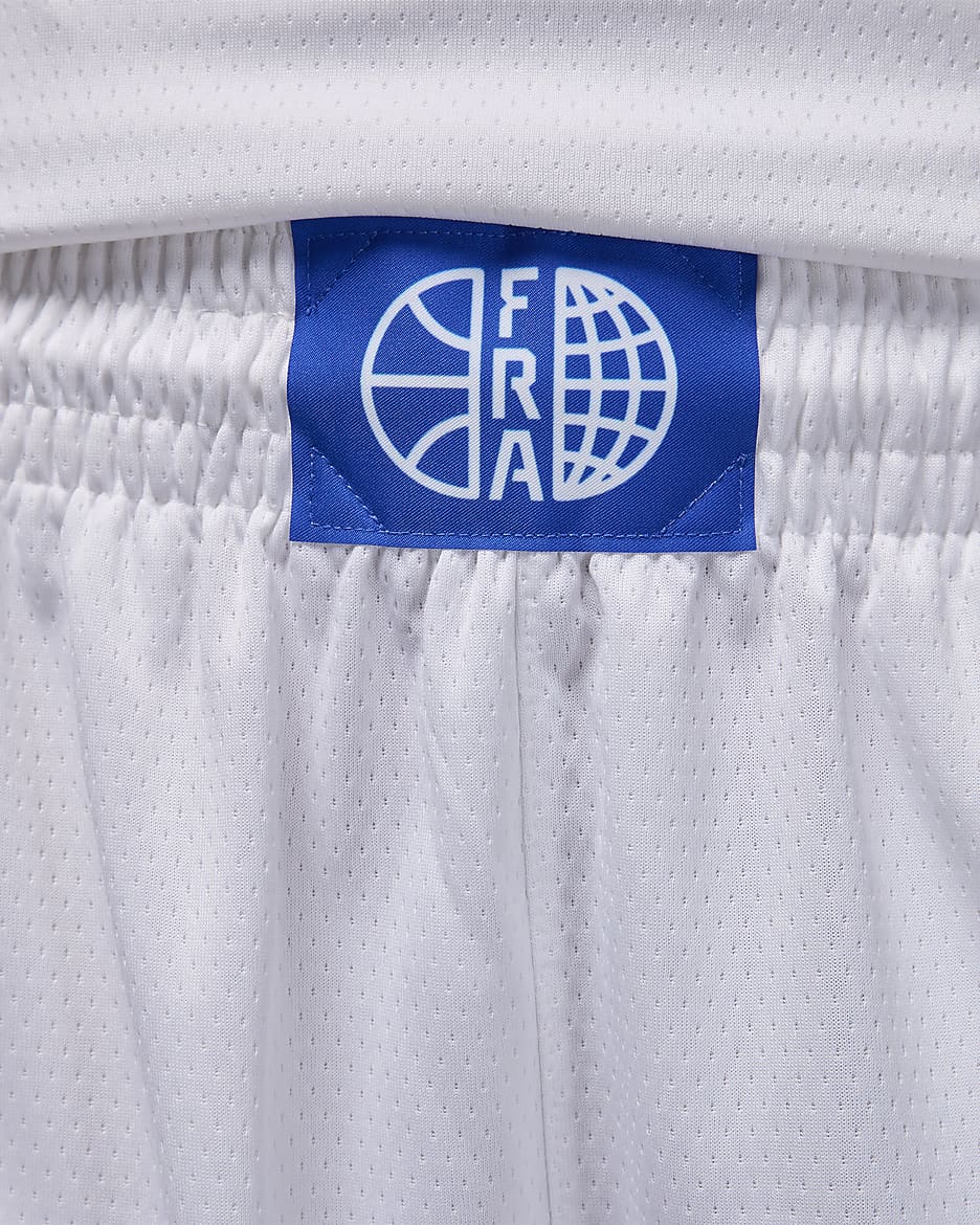 Frankrig Limited Home Jordan Basketball-shorts til kvinder - hvid/Hyper Royal