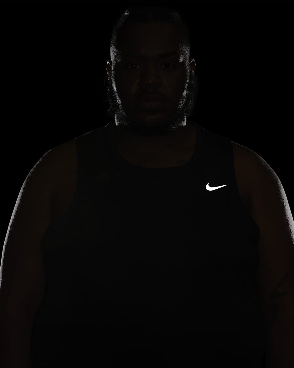 Nike Miler Men's Dri-FIT Running Tank - Black