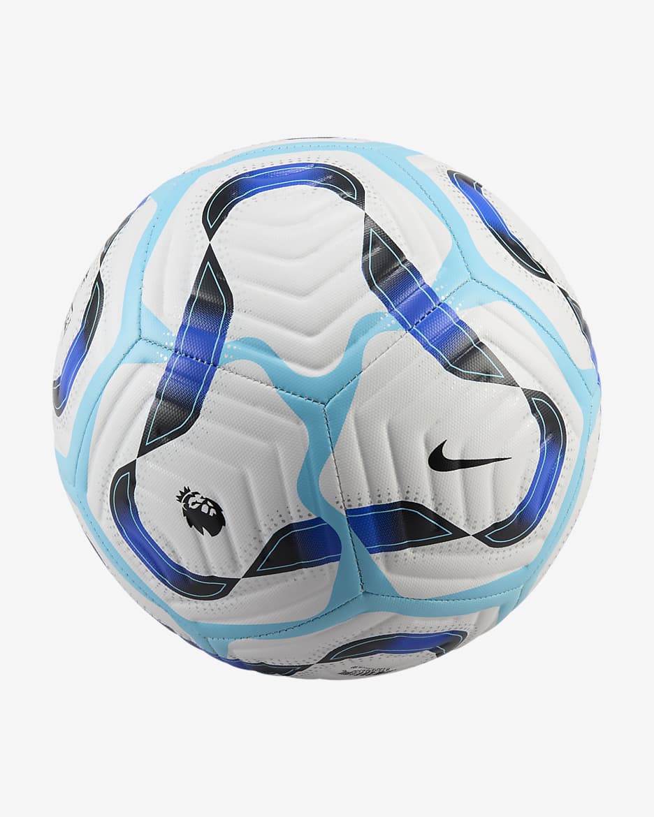 Balón de fútbol Premier League Academy - Blanco/Azul carrera/Laguna pulso/Negro