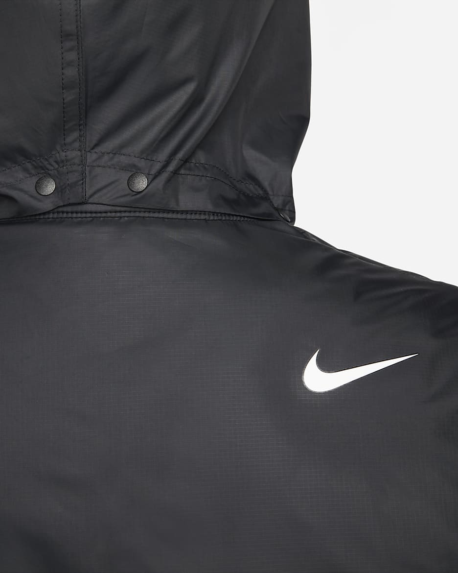 Casaco de golfe Nike Tour Repel para mulher - Preto/Branco