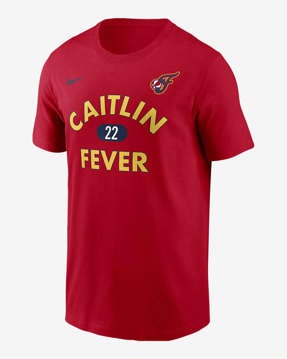 Caitlin Clark Indiana Fever Nike WNBA T-Shirt - University Red