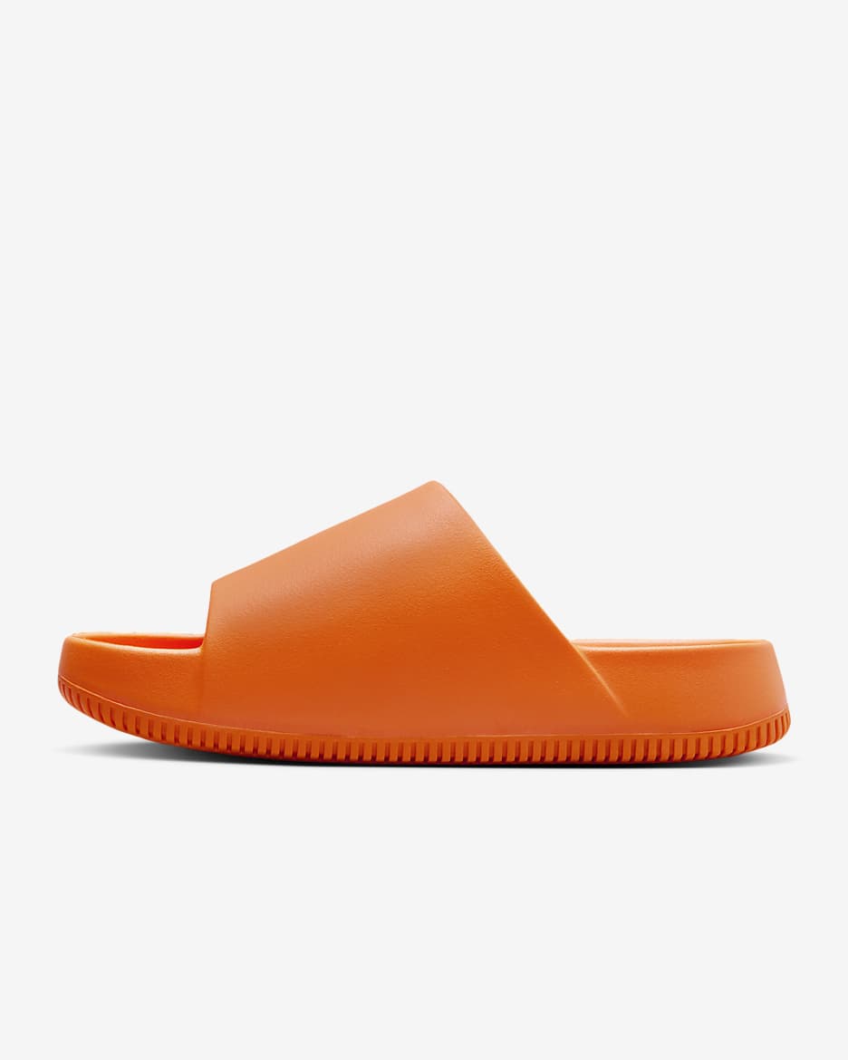 Nike Calm Men's Slides - Bright Mandarin/Bright Mandarin