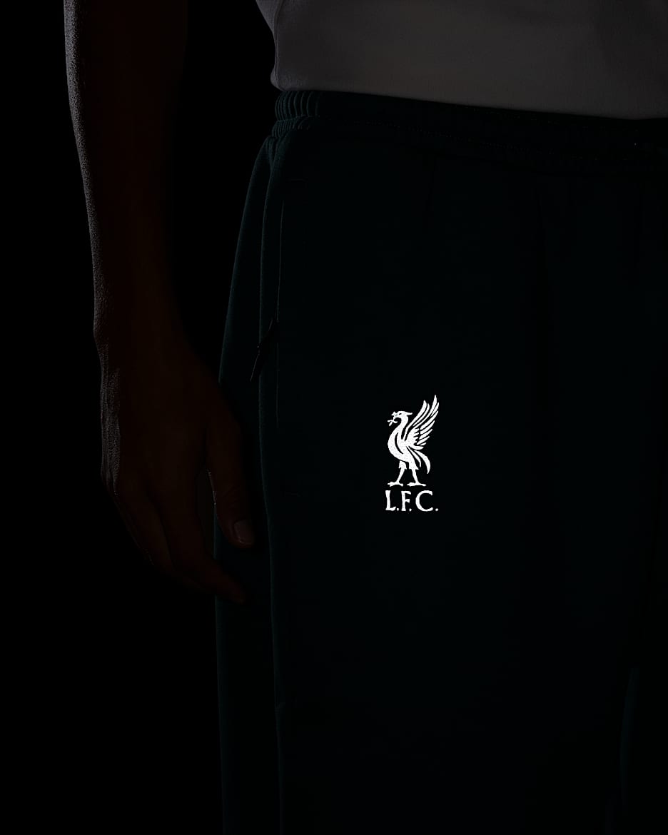 Liverpool F.C. Tech Pack Men's Nike Therma-FIT Football Winterized Pants - Bicoastal/Metallic Silver