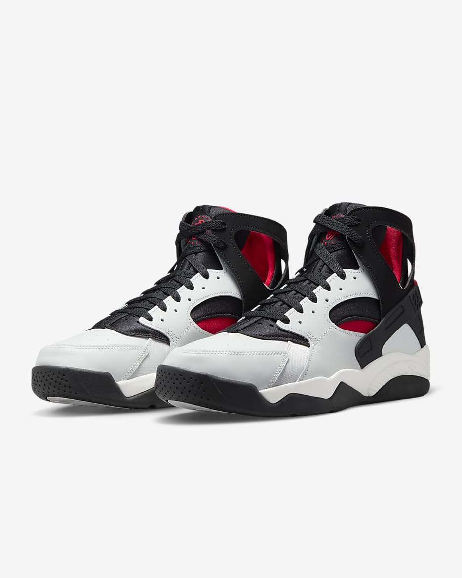 Nike Air Flight Huarache Men's Shoes - Photon Dust/Sail/Black/Gym Red