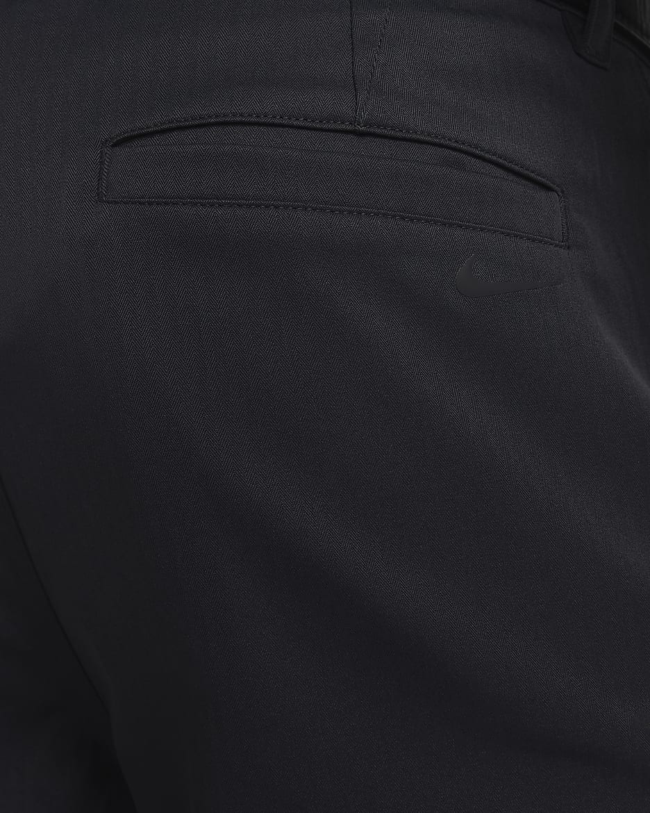 Nike Tour Repel Men's Chino Slim Golf Trousers - Black/Black