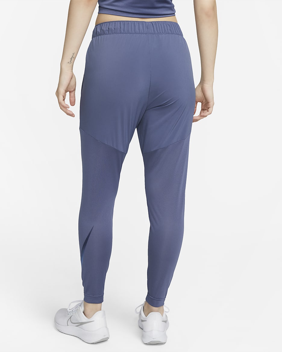 Nike Dri-FIT Swoosh Run Women's Running Trousers - Diffused Blue