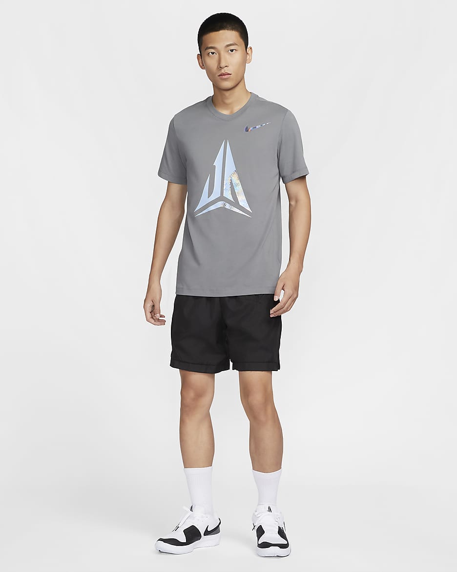 Ja Men's Dri-FIT Basketball T-Shirt - Smoke Grey