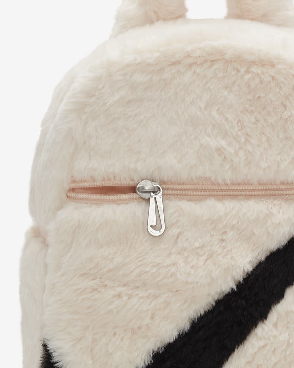 Nike Sportswear Futura 365 Faux Fur Mini Backpack (6L) - Guava Ice/Guava Ice/Black