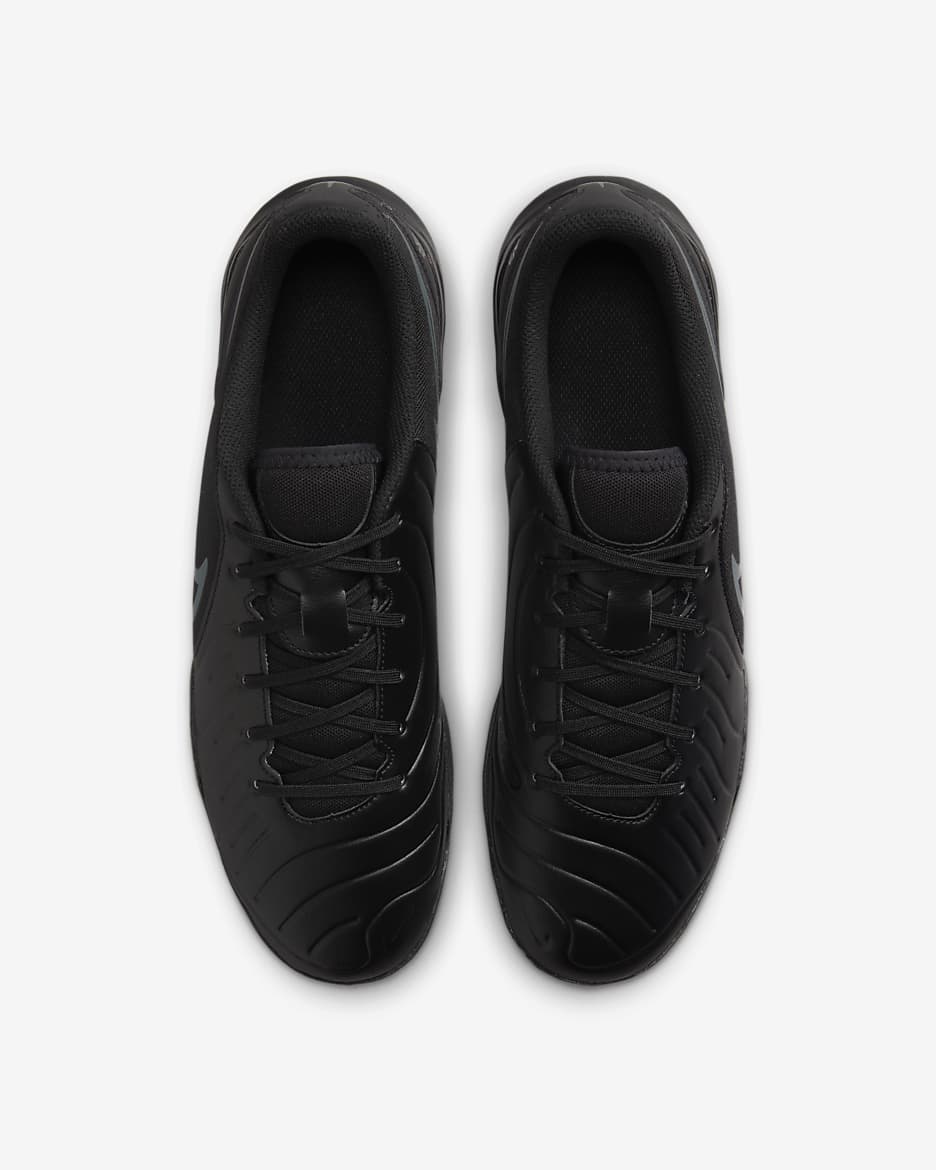 Sapatilhas de futsal de perfil baixo Nike Tiempo Legend 10 Club - Preto/Deep Jungle/Preto