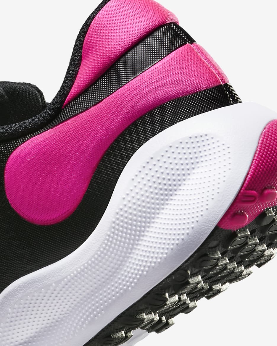 Nike Revolution 7 løpesko til store barn - Svart/Hvit/Hyper Pink