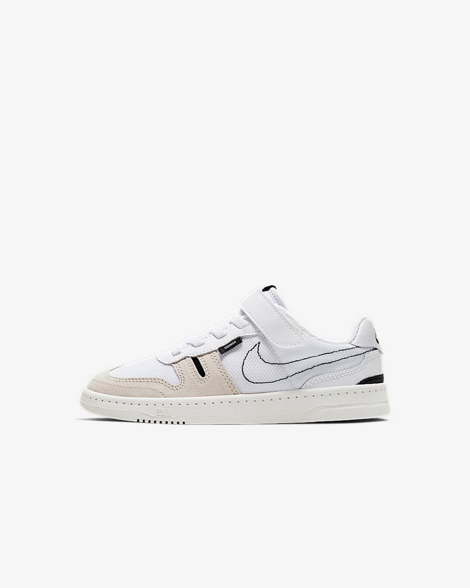 Sko Nike Squash-Type för barn - Summit White/Svart/Vast Grey/Vit