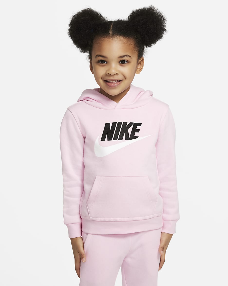 Nike Sportswear Club Fleece Toddler Pullover Hoodie - Pink Foam