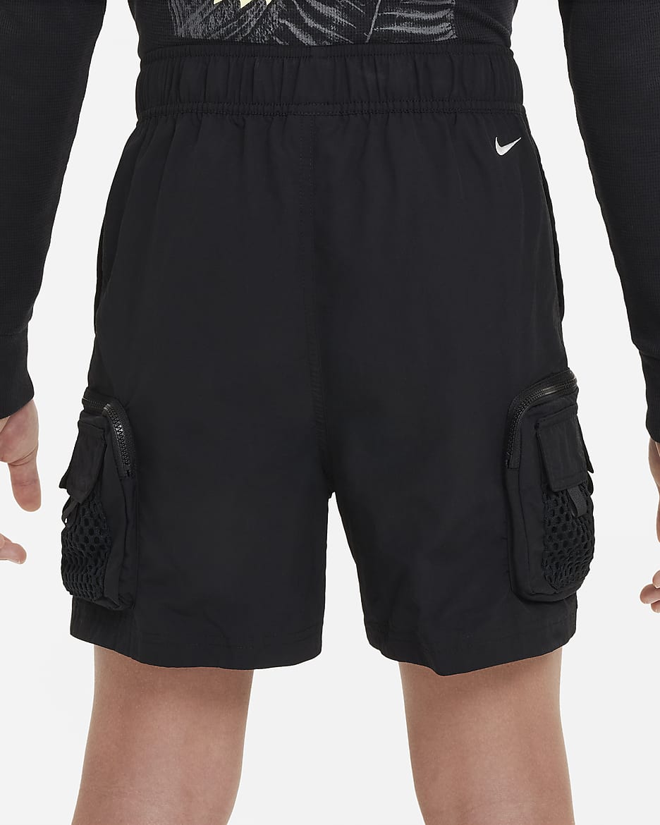 Nike ACG Older Kids' Cargo Shorts - Black/Black/Black/Summit White