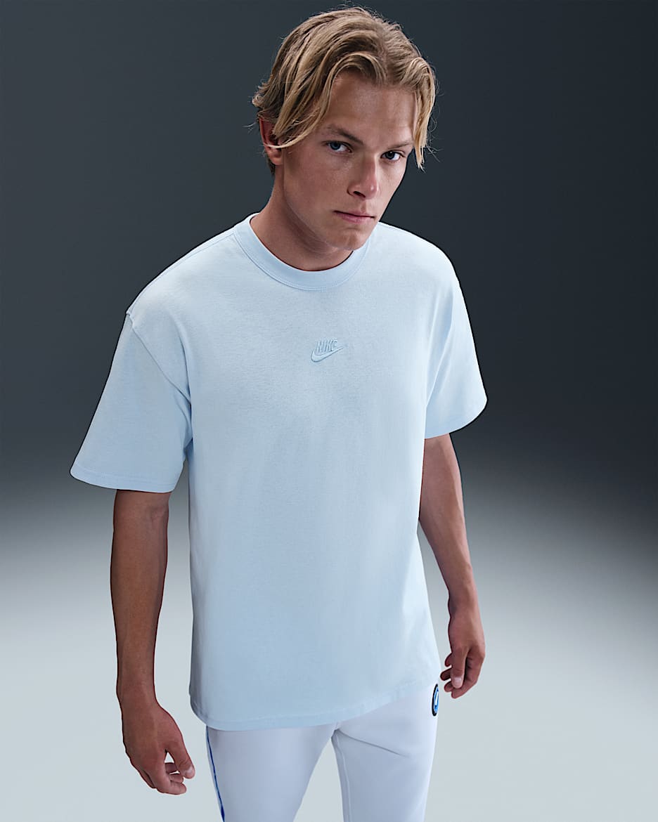 Nike Sportswear Premium Essentials Men's T-Shirt - Celestine Blue
