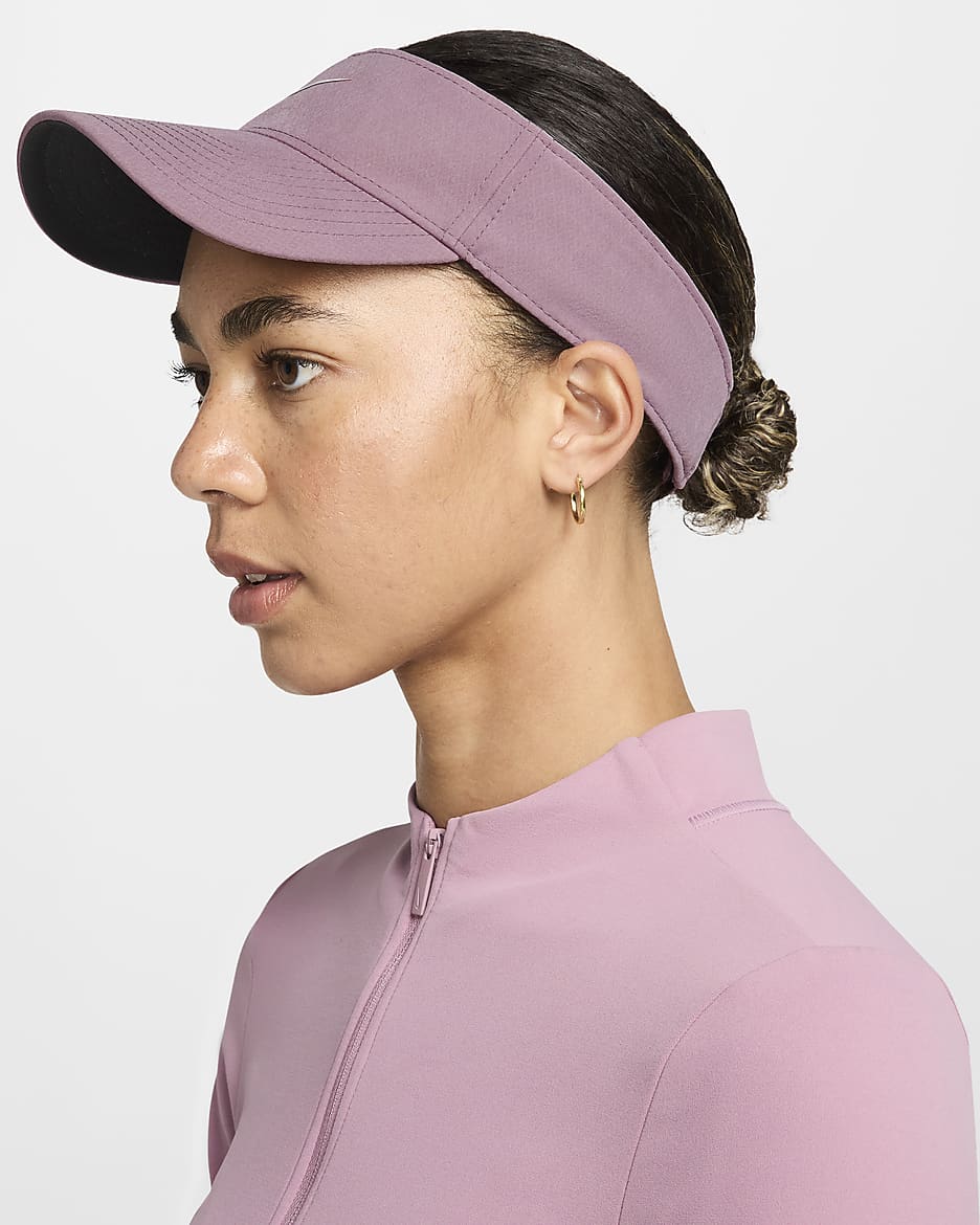 Nike Ace Dri-FIT Visor - Plum Dust/Anthracite/White