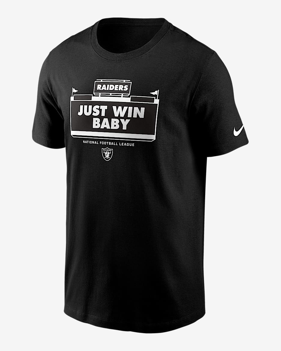 Playera Nike NFL para hombre Las Vegas Raiders Local Essential - Negro