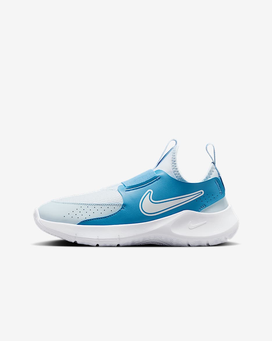 Nike Flex Runner 3 大童路跑鞋 - Blue Tint/Blue Beyond/白色
