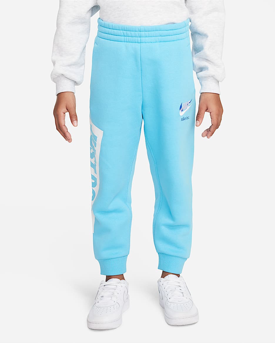 Nike Sportswear Icon Fleece Pants Little Kids' Pants - Baltic Blue