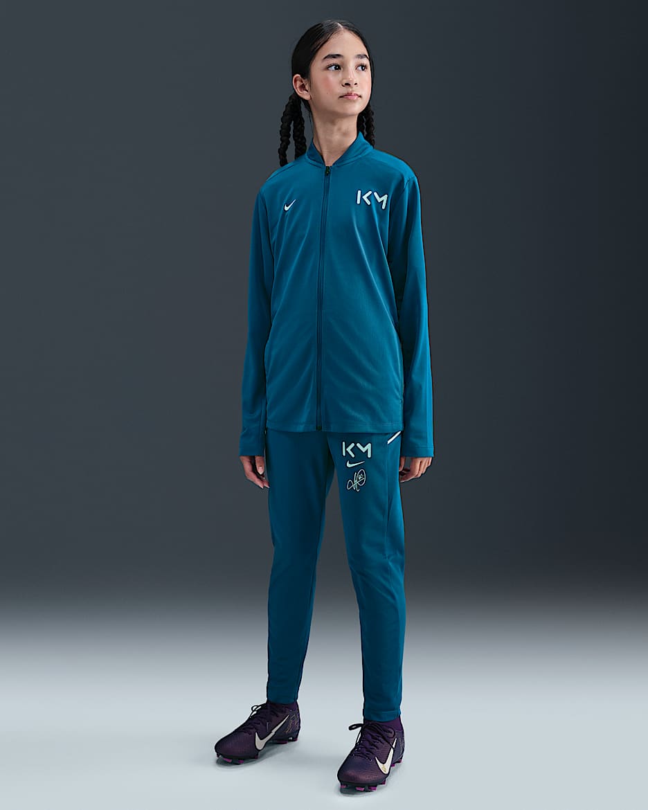 Kylian Mbappé Academy Older Kids' Nike Dri-FIT Football Tracksuit - Green Abyss/Green Abyss/Igloo/Light Dew