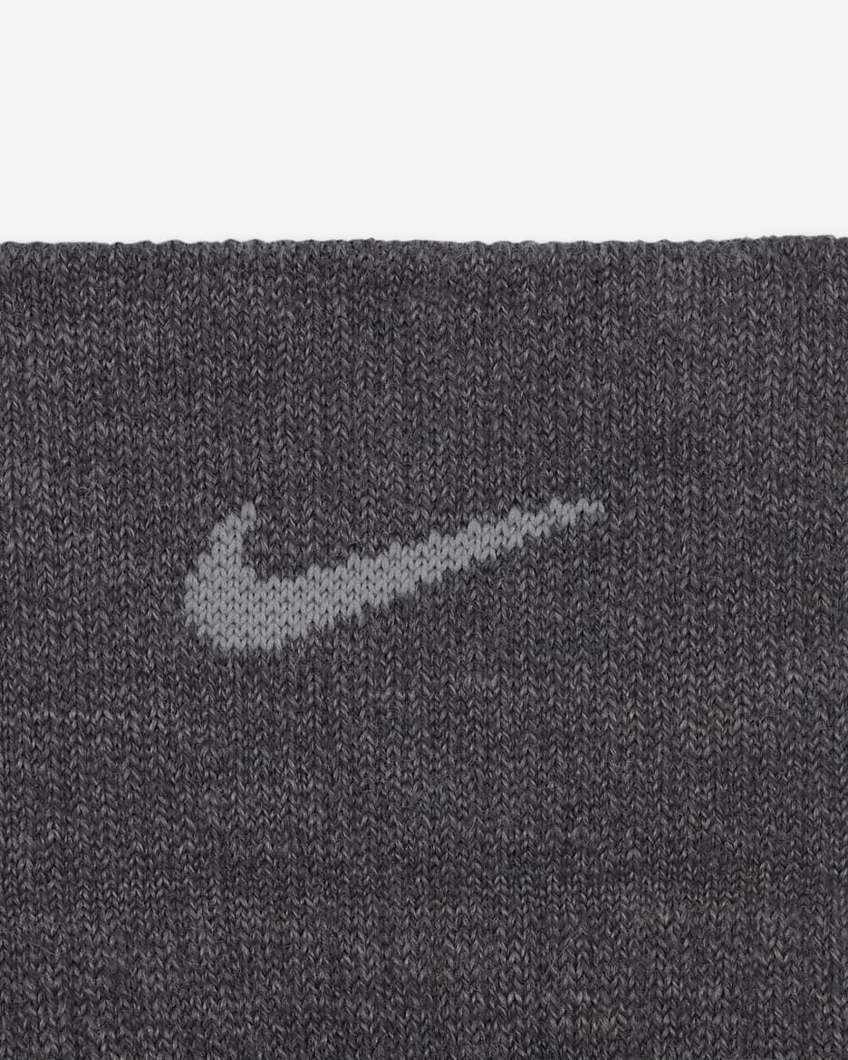 Nike Everyday Wool Cushioned Crew Socks (2 Pairs) - Multi-Color