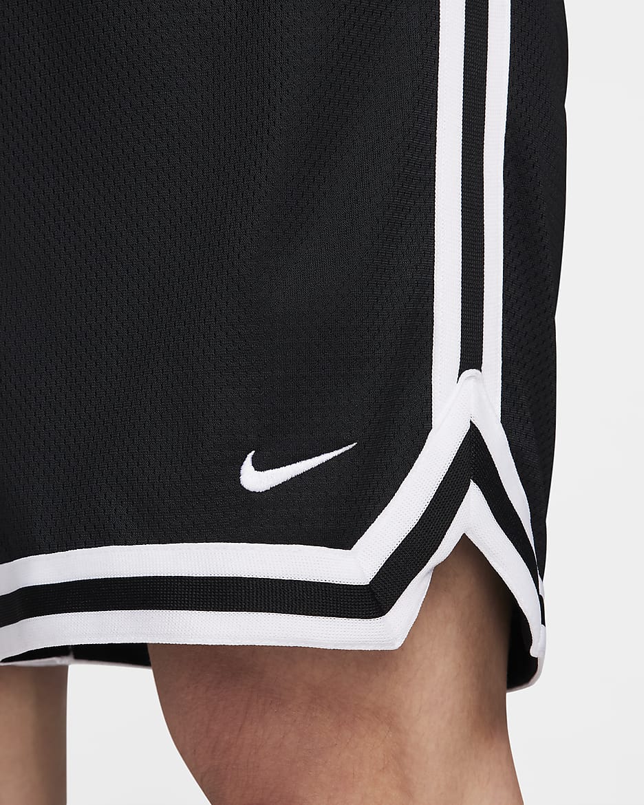 Nike DNA Men's Dri-FIT 20cm (approx.) Basketball Shorts - Black/White/White