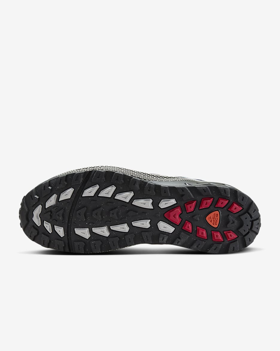 Chaussure Nike ACG Air Exploraid pour homme - Ash Green/Noir/Neutral Grey/Varsity Red
