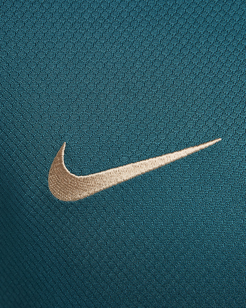 Haut de foot en maille à manches courtes Nike Dri-FIT Paris Saint-Germain Strike pour homme - Geode Teal/Geode Teal/Bordeaux/Guava Ice